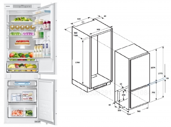 Refrigerateur samsung inox