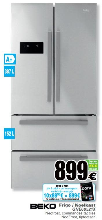 Frigo beko se met en securite