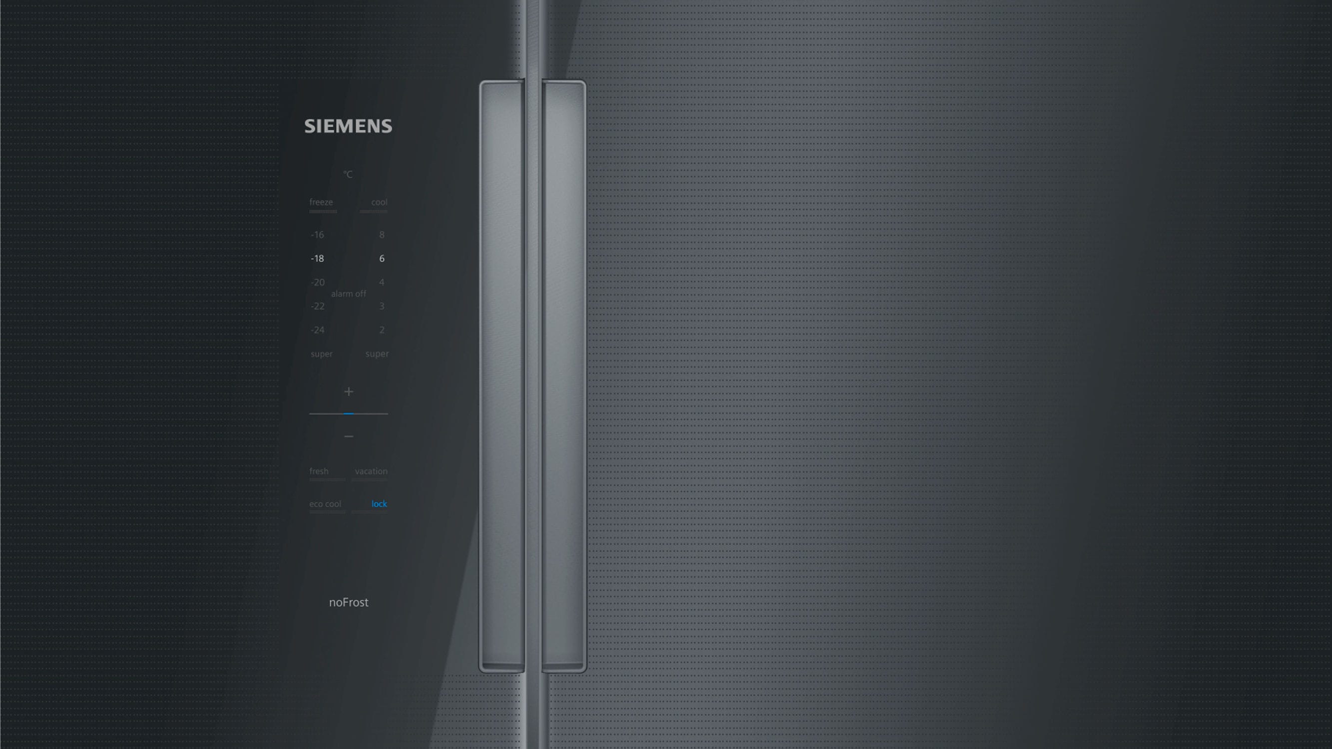 Frigo americain siemens noir