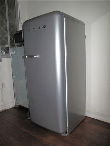 Frigo smeg gris