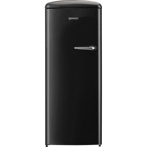 Refrigerateur vintage noir porte reversible