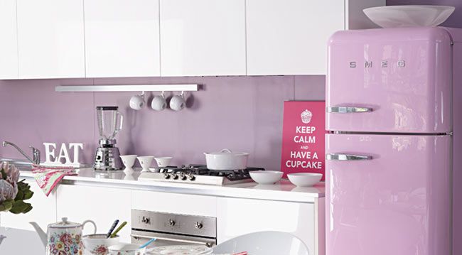 Frigo smeg lilla