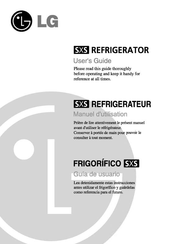 Notice d'utilisation réfrigérateur américain lg
