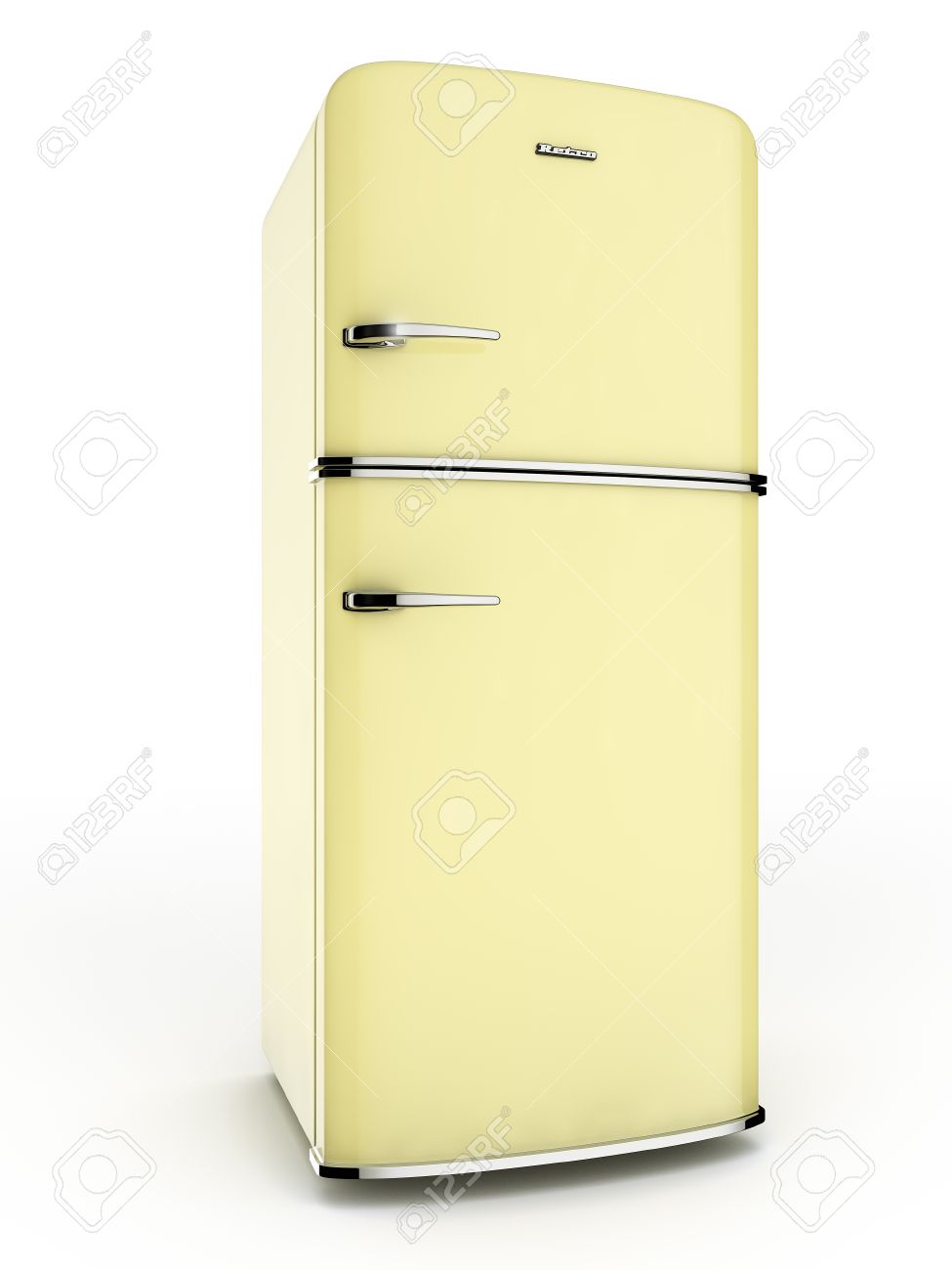 Frigo vintage jaune