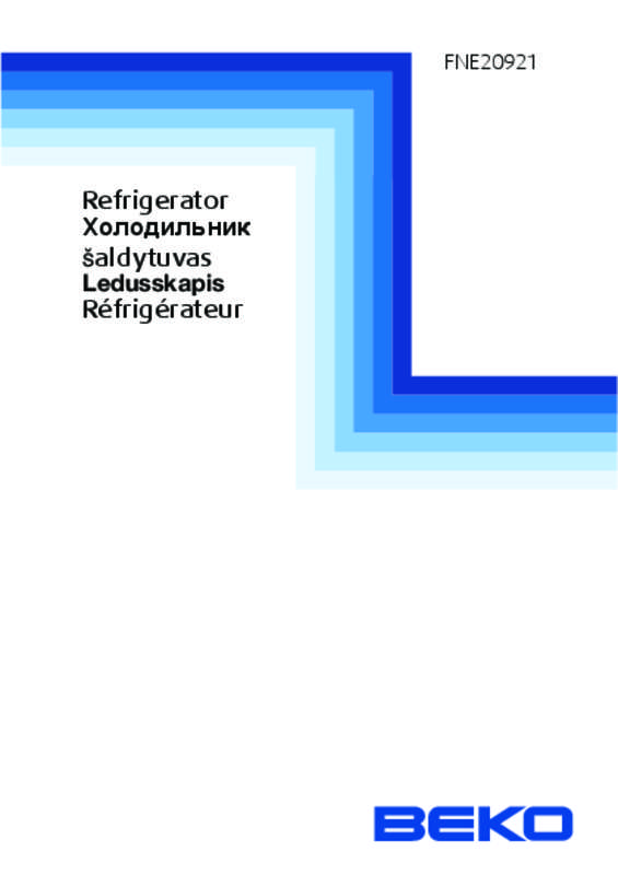 Frigo beko voyant ion