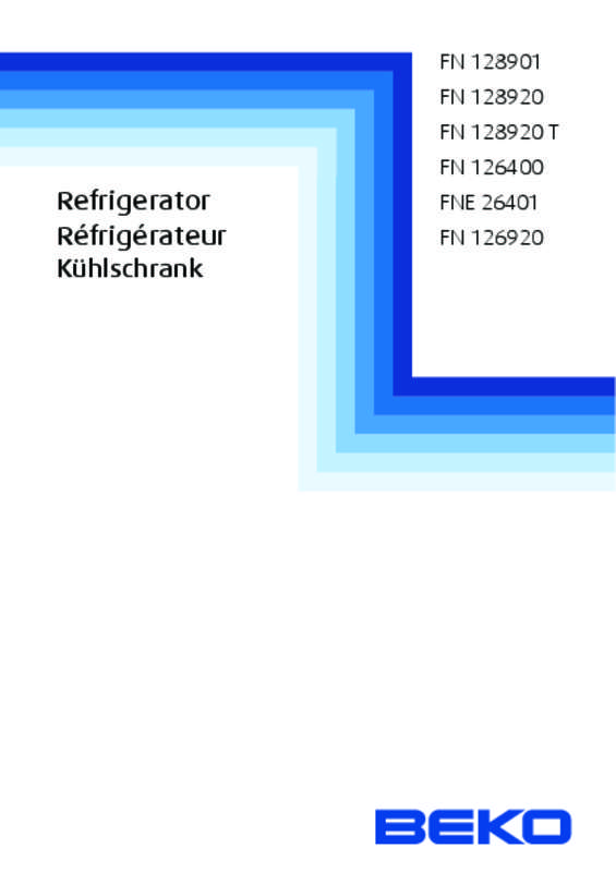 Frigo beko voyant rouge