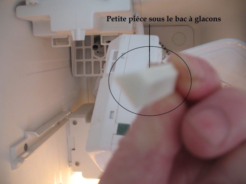 Frigo americain qui fait de la glace