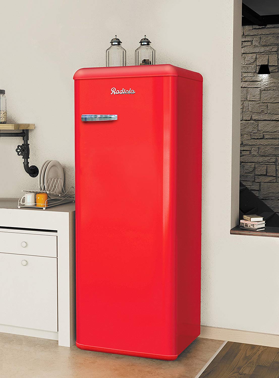 Frigo telefunken vintage rouge
