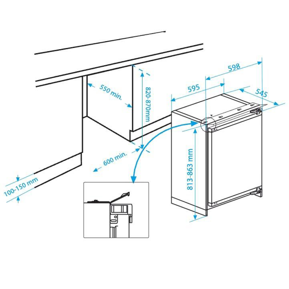 Frigo beko bu 1152 hca
