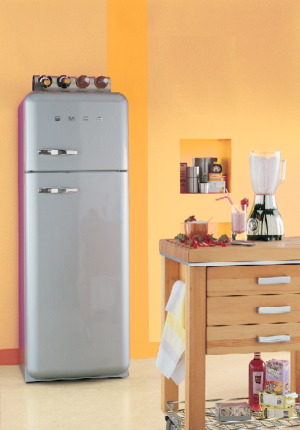 Frigo vintage relooké
