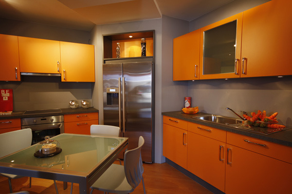Refrigerateur americain orange