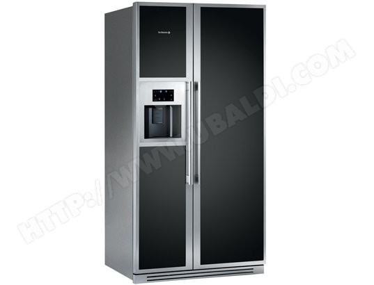 Refrigerateur americain noir miroir
