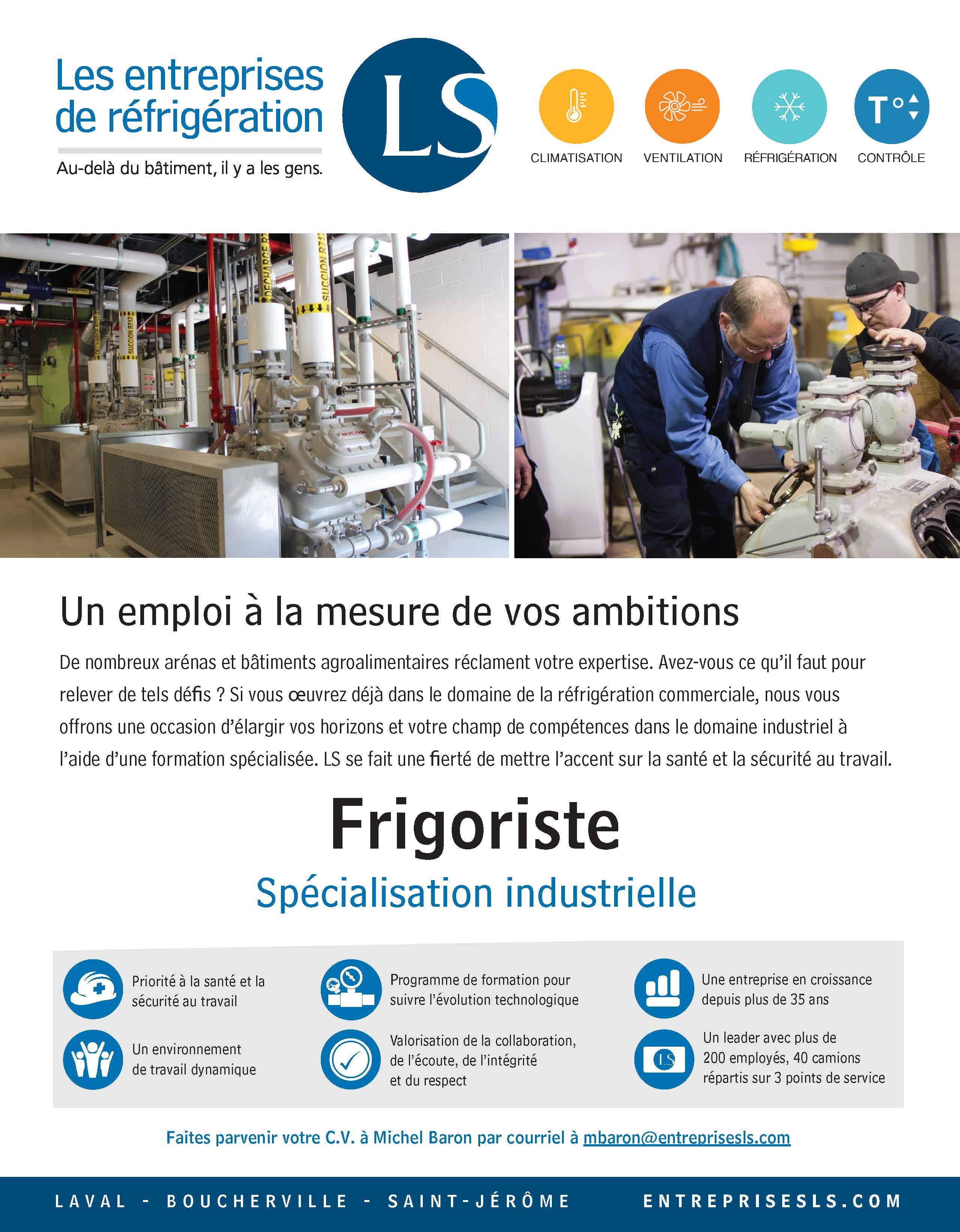 Frigoriste industriel
