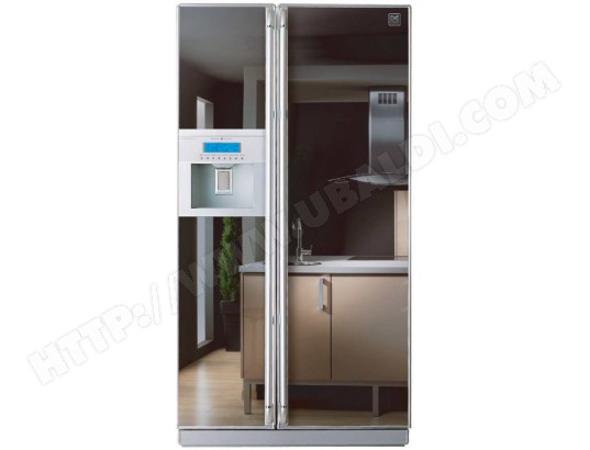 Frigo americain porte miroir pas cher