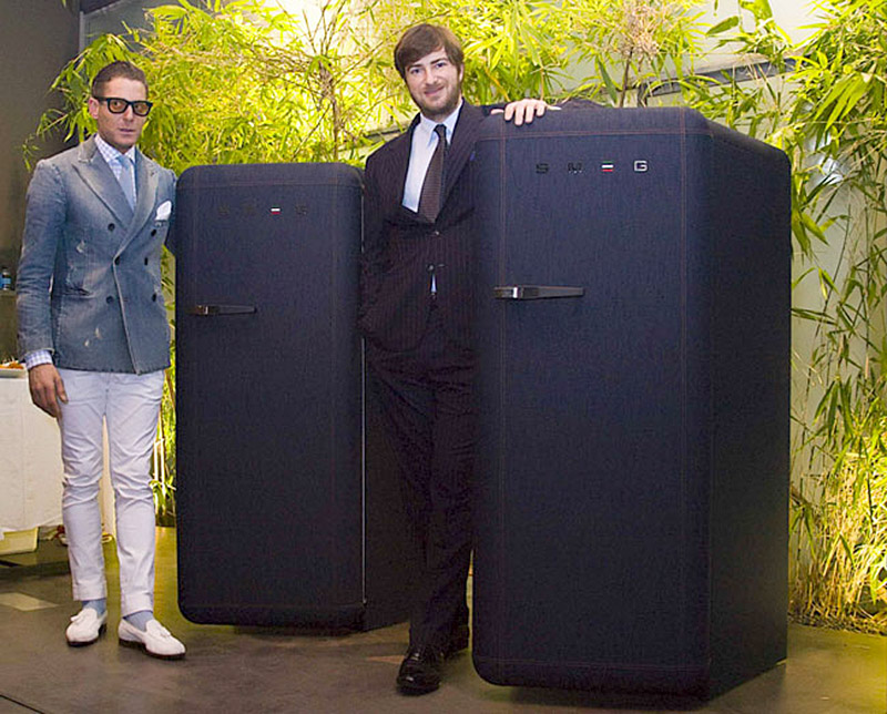 Frigo smeg jeans denim