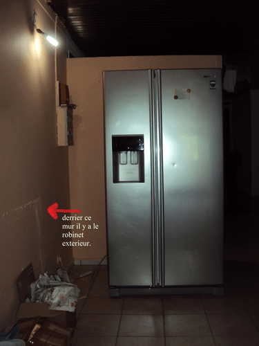 Frigo americain samsung branchement eau