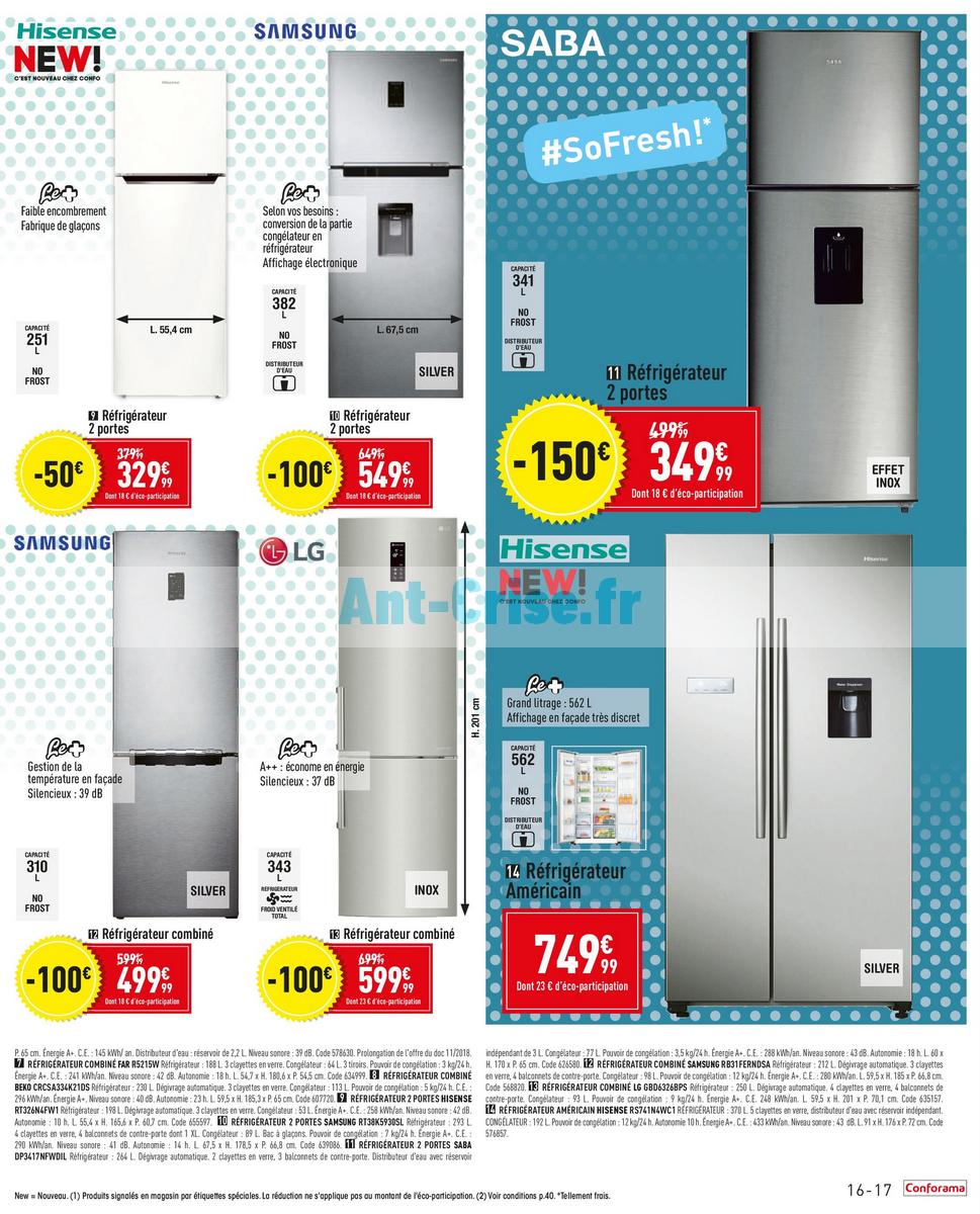 Frigo conforama meyrin
