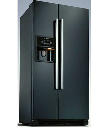Frigo americain 4 portes noir