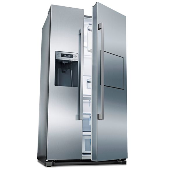 Frigo americain inox anti trace