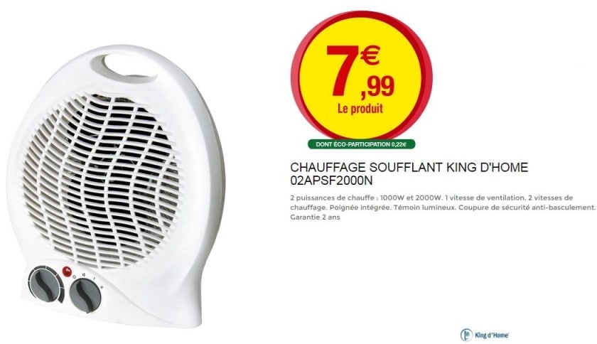 Refrigerateur pas cher super u