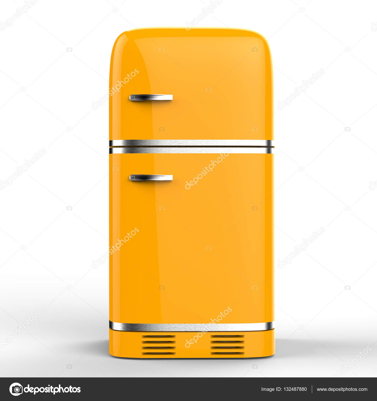 Frigo vintage arrondi