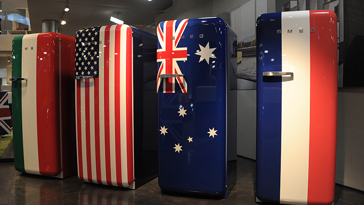 Frigo smeg drapeau anglais