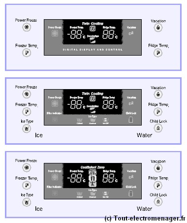 Frigo americain samsung notice d'utilisation