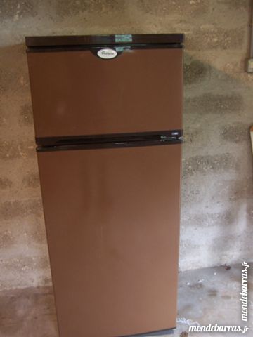Frigo congelateur marron