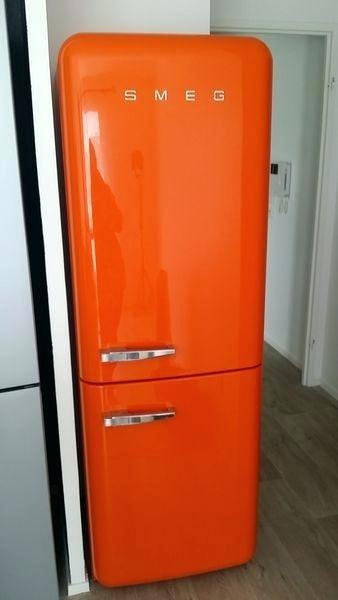 Frigo smeg rouge darty