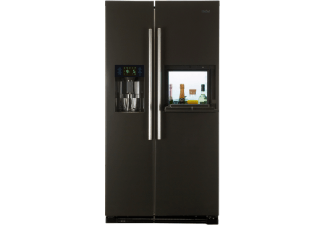 Frigo americain noir mat