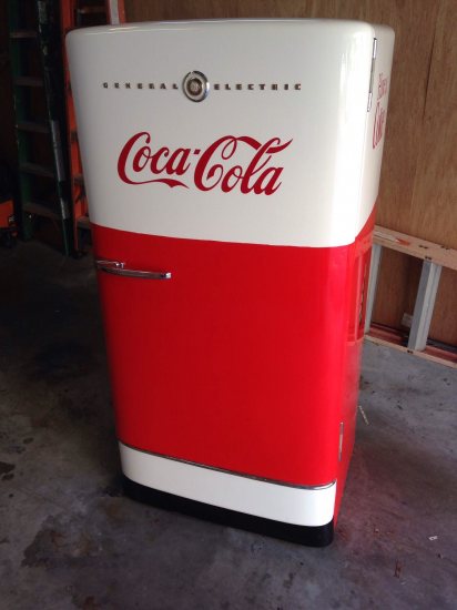 Frigo continental edison vintage bleu
