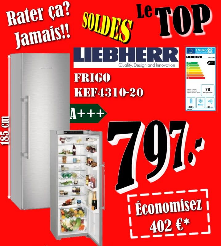 Frigo top promotion