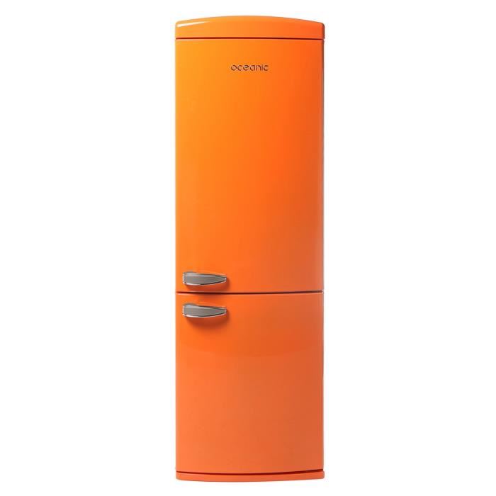 Réfrigérateur vintage orange