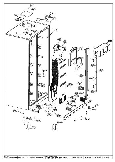 Frigo beko voyant ion
