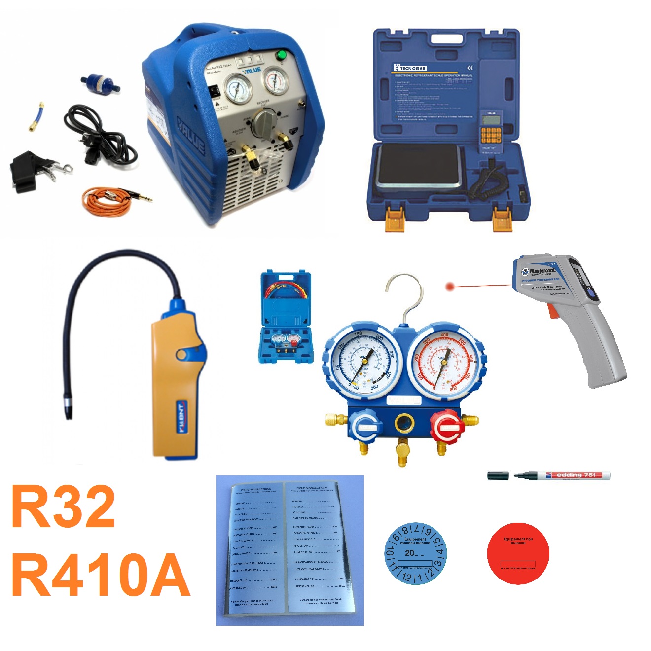 Kit frigoriste pour certificat de capacité