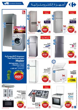 Frigo haier carrefour
