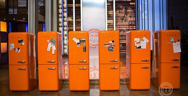Frigo smeg gold