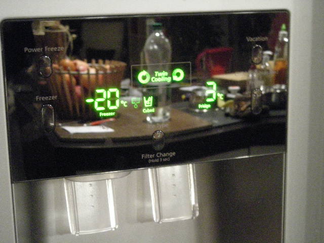 Frigo americain samsung voyant température clignote