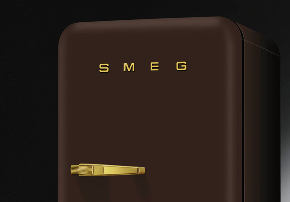 Frigo smeg chocolat