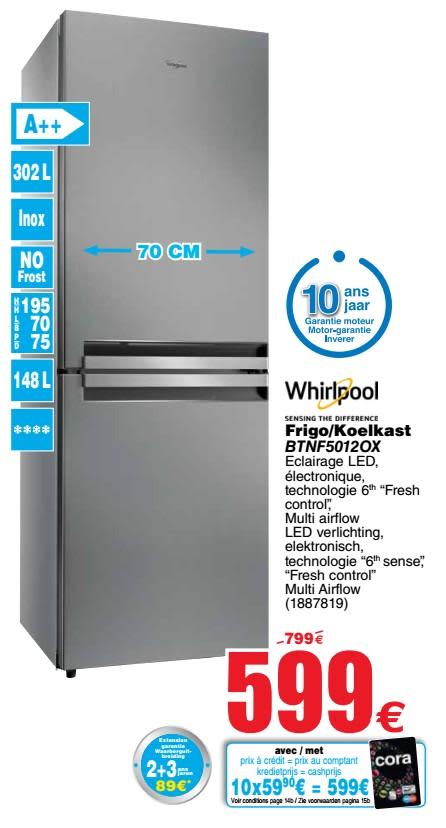 Frigo top cora