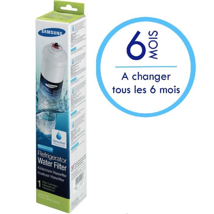 Filtre pour frigo americain samsung wpro