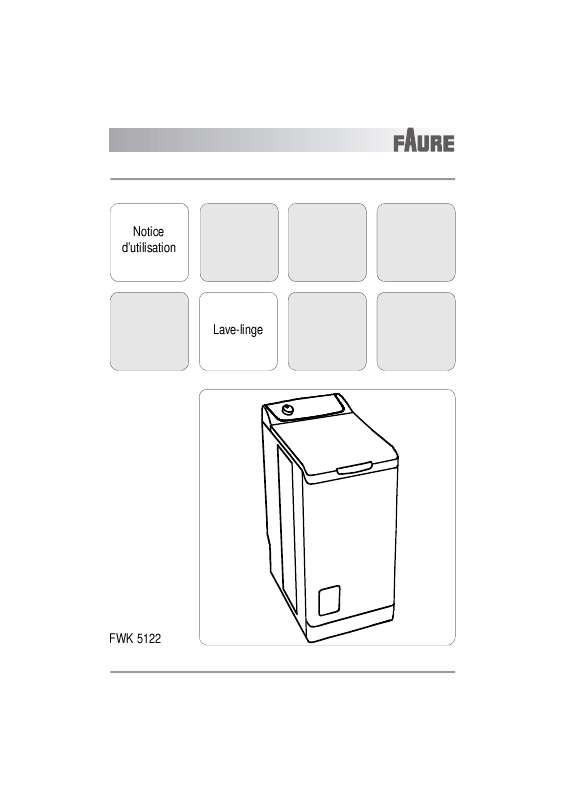 Lave linge faure fwq5101