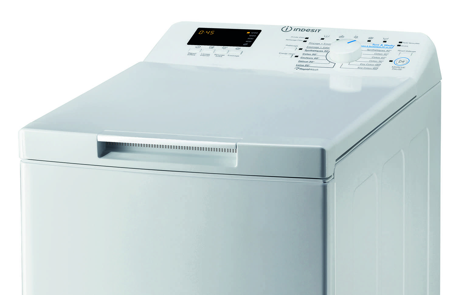 Lave linge top indesit btwhd61253(fr)