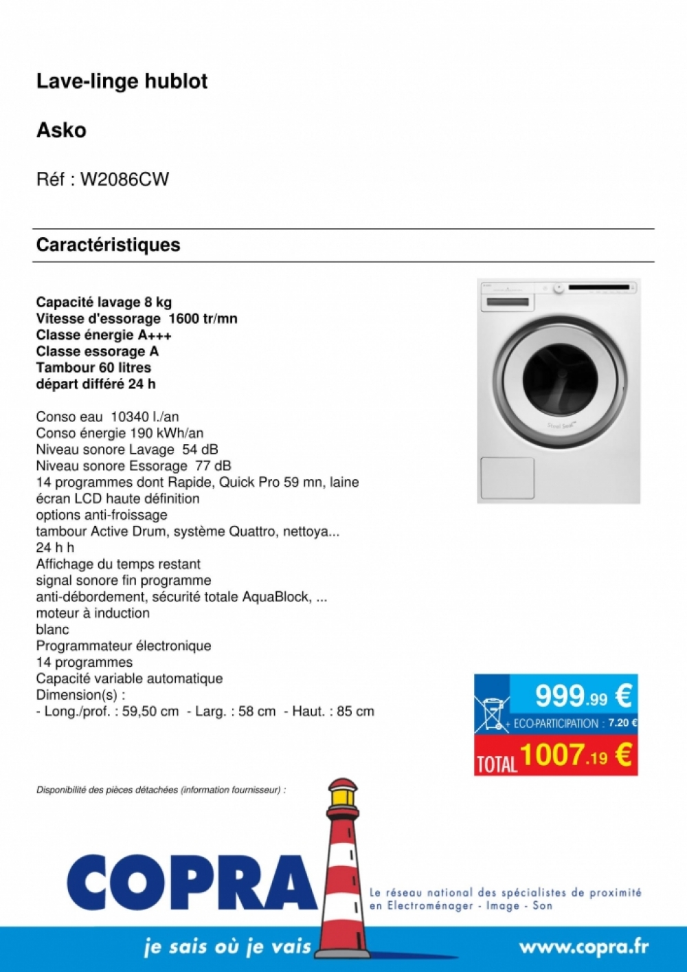 Raccord tuyau d'évacuation lave linge
