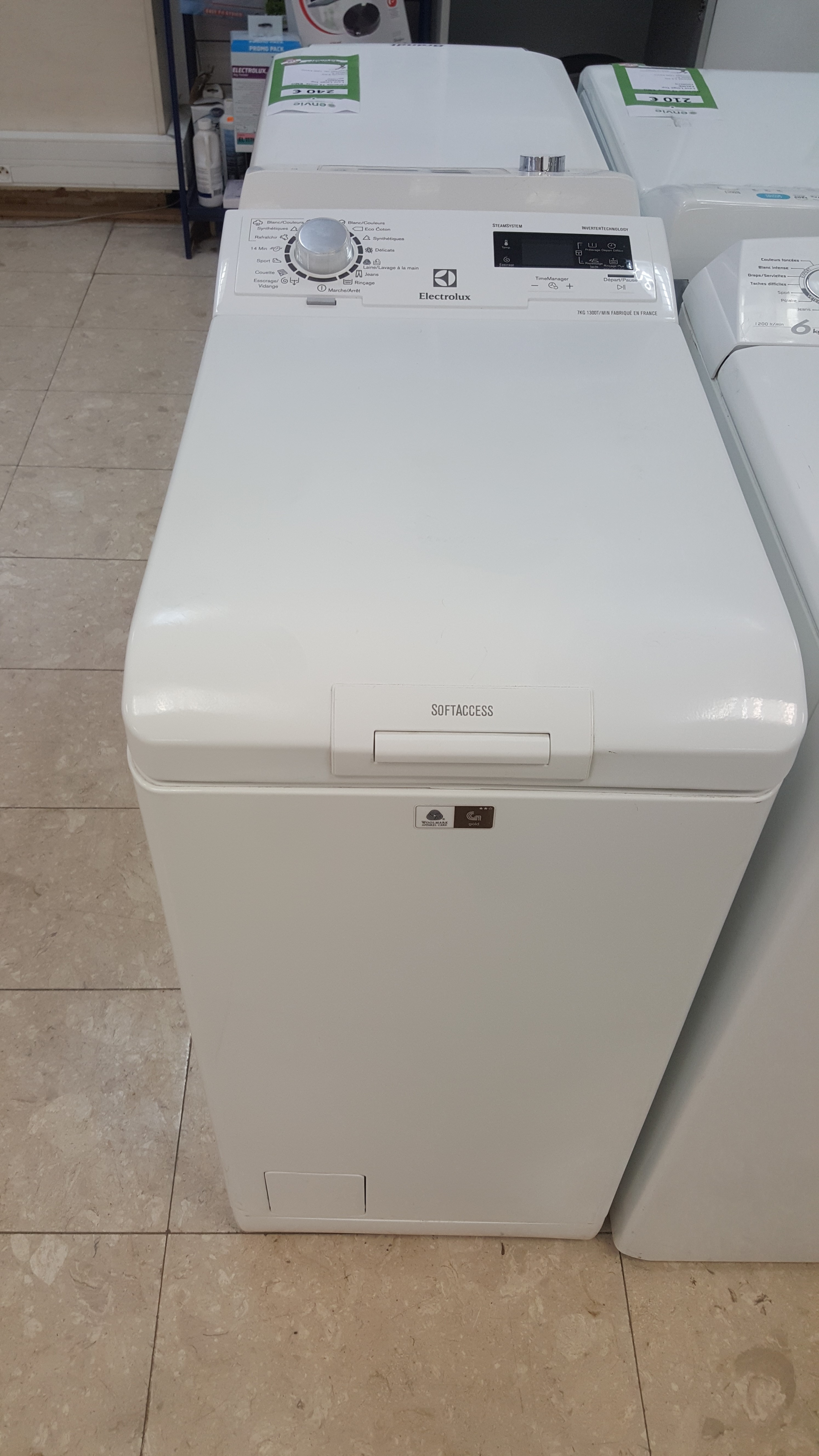 Lave linge top electrolux 7kg