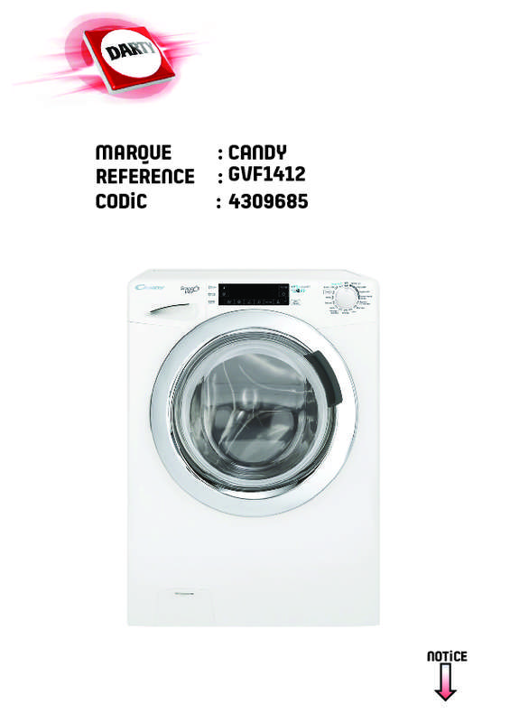 Piece detachees pour lave linge candy