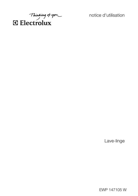 Lave linge electrolux ewp 147 105 w