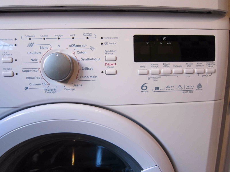 Lave-linge hublot posable : 12 kg - ZENDOSE12 - France