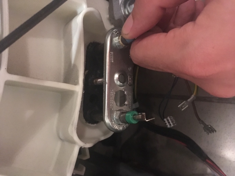 Resistance lave linge bloqué