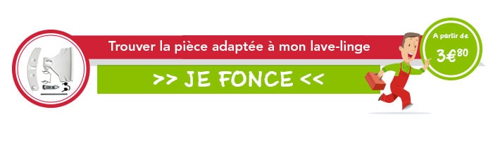 Poignée lave linge cassée